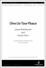Give Us Your Peace SATB choral sheet music cover